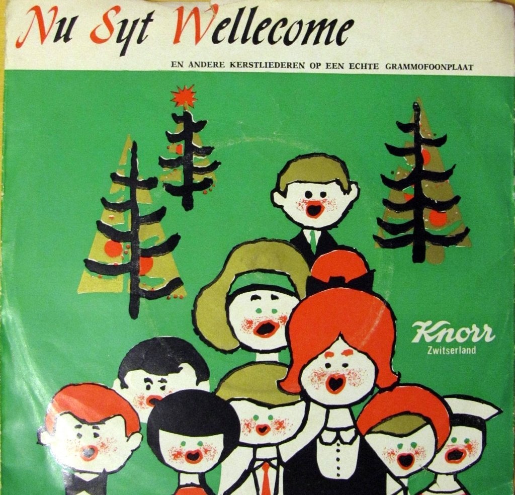 KERST	1961	Knorr 	Nu Sijt Wellecome	Stille Nacht, Cd's en Dvd's, EP, 7 inch, Ophalen of Verzenden, Zo goed als nieuw