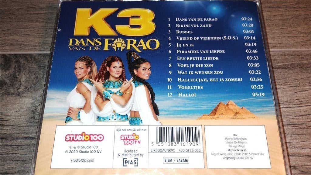K3 - Dans Van De Farao [+ Bonus DVD], Cd's en Dvd's, Cd's | Kinderen en Jeugd, Ophalen of Verzenden, Gebruikt