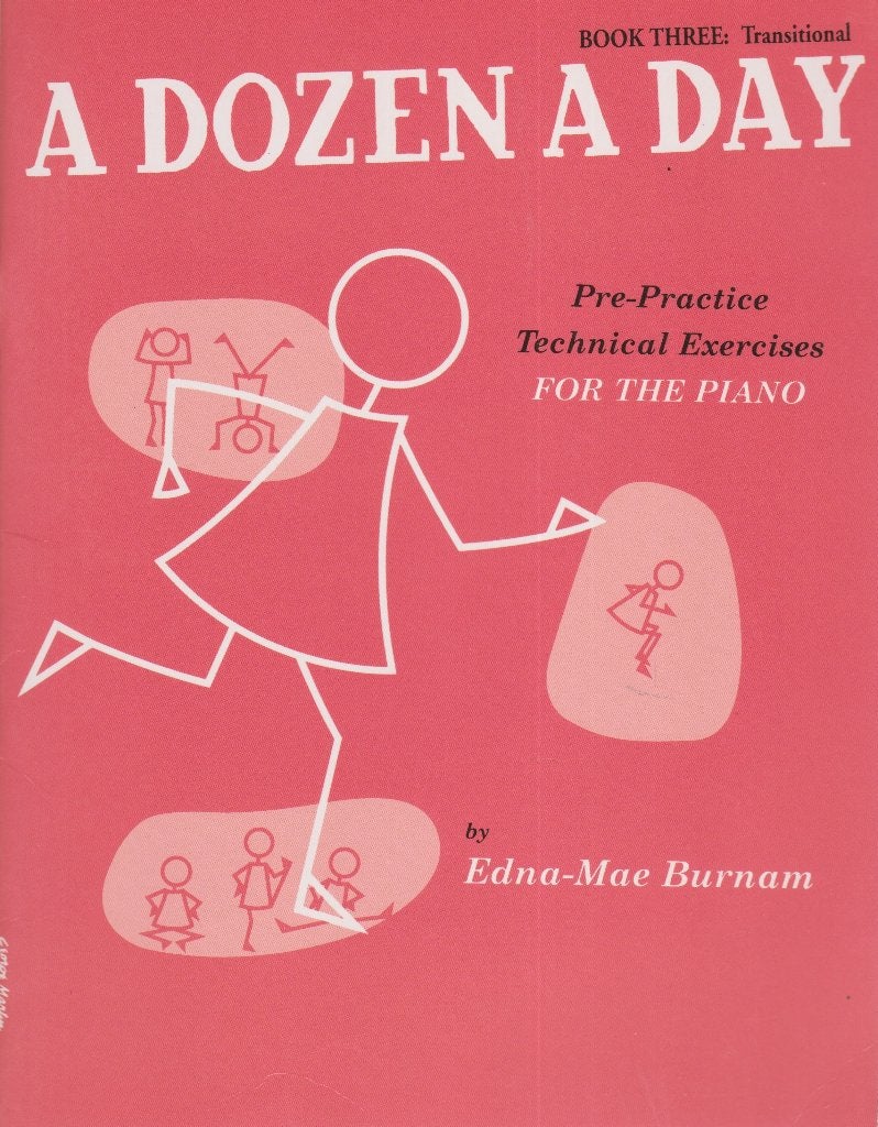Edna-Mae Burman - A DOZEN DAY - BOOK THREE - Transitional, Gebruikt, Ophalen of Verzenden, Artiest of Componist, Piano