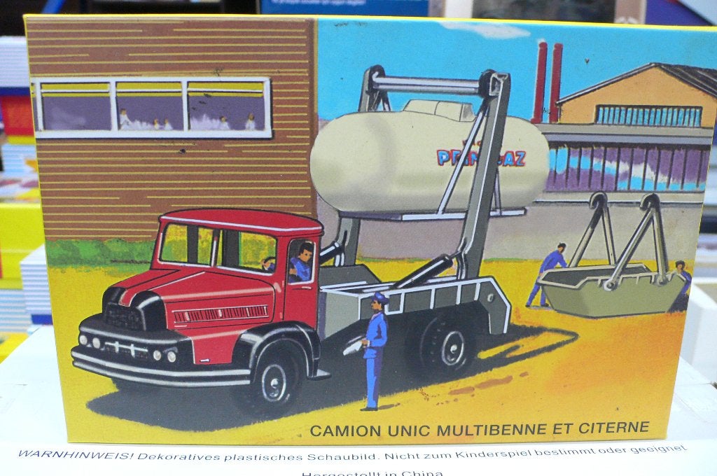 unic-afzetcontainerset dinky toys/atlas #805  1/43, Verzenden, Nieuw, Bus of Vrachtwagen, Dinky Toys