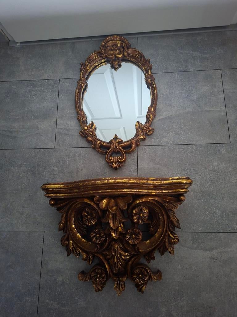 Consol Decoratie setje voor aan de muur, Ophalen of Verzenden, Rechthoekig, Minder dan 50 cm