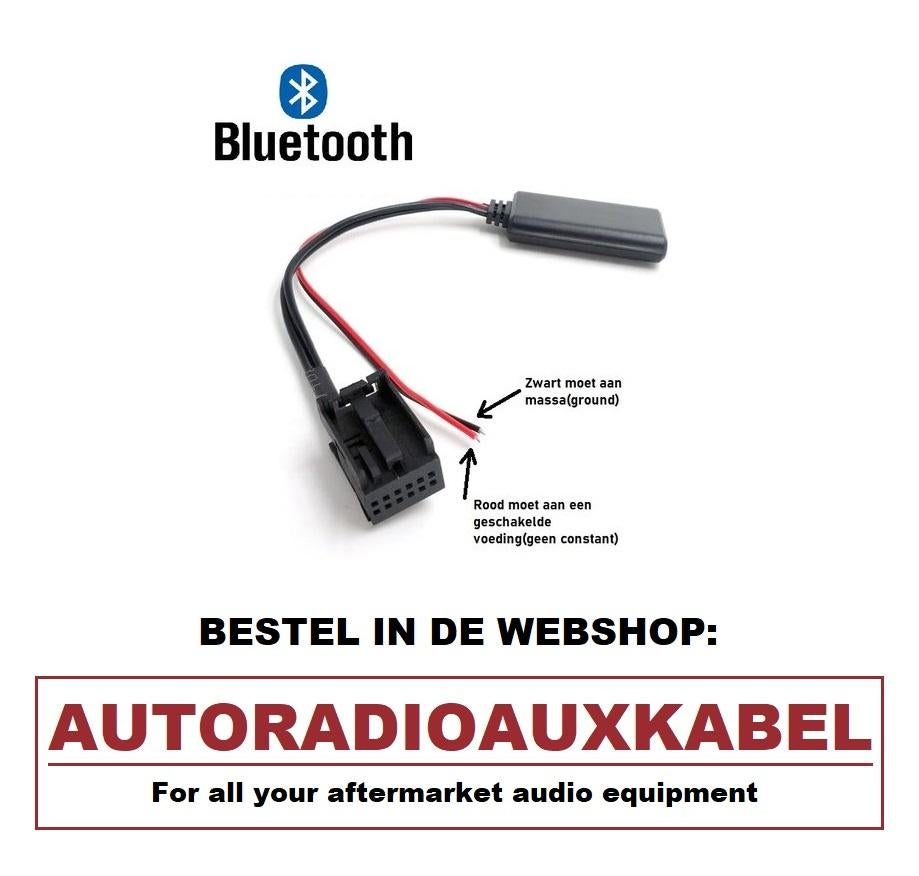 BMW E87 E88 E81 E82 Aux kabel Bluetooth Audiostreamen Iphone, Ophalen of Verzenden, Nieuw