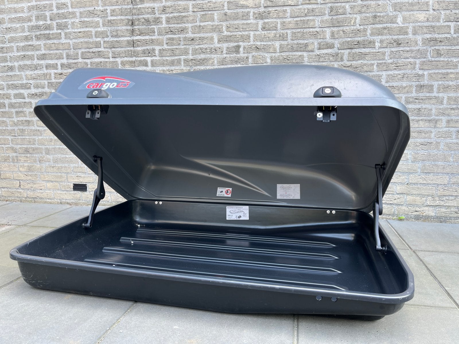 Dakkoffer Cargo 4 (350 liter) - Slot defect, verder goed, Auto diversen, Dakkoffers, Ophalen, Gebruikt