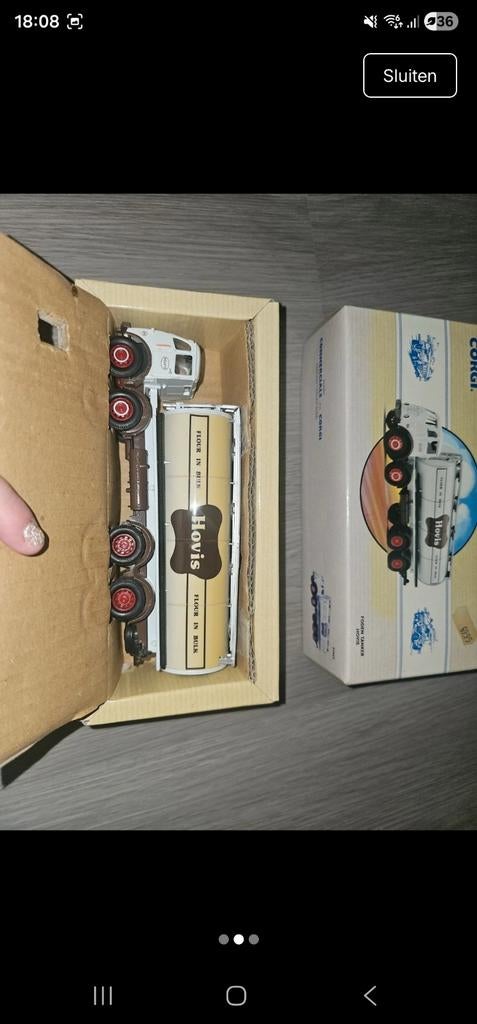 Corgi Classics Foden Tanker Hovis modelauto, Verzenden, Zo goed als nieuw, Overige typen