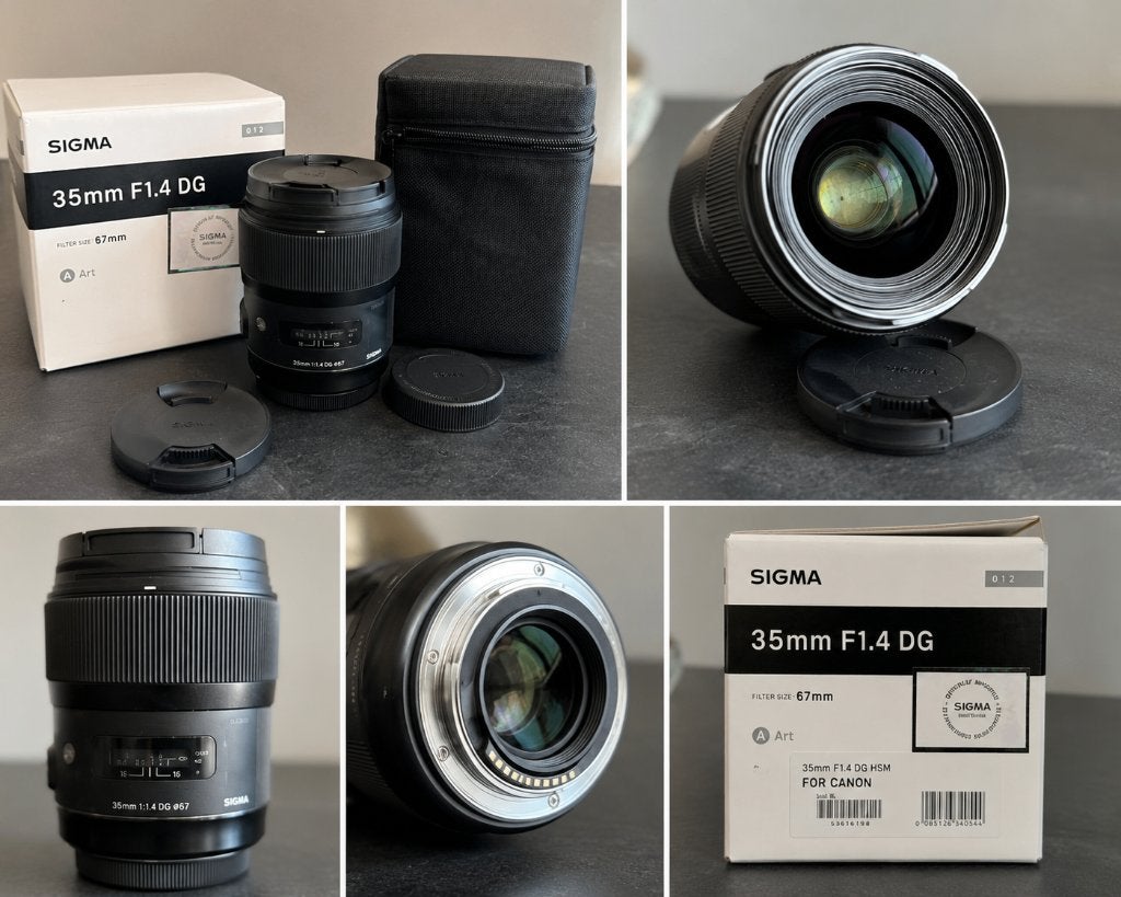 Sigma 35mm F1.4 DG HSM Art Canon EF – Zeer nette staat, Audio, Tv en Foto, Fotografie | Lenzen en Objectieven, Sigma, 35 mm, Zo goed als nieuw