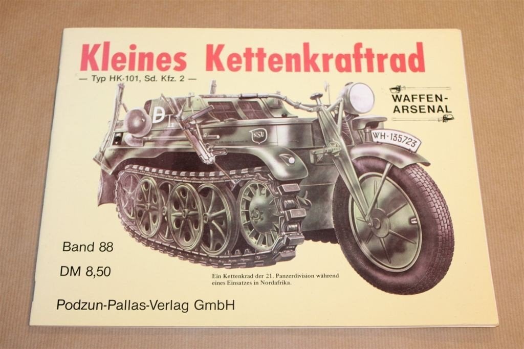 Kettenkrad HK-101 — Duitse Rups Motor WOII [DE], Ophalen of Verzenden, Tweede Wereldoorlog, Gelezen, Overige onderwerpen