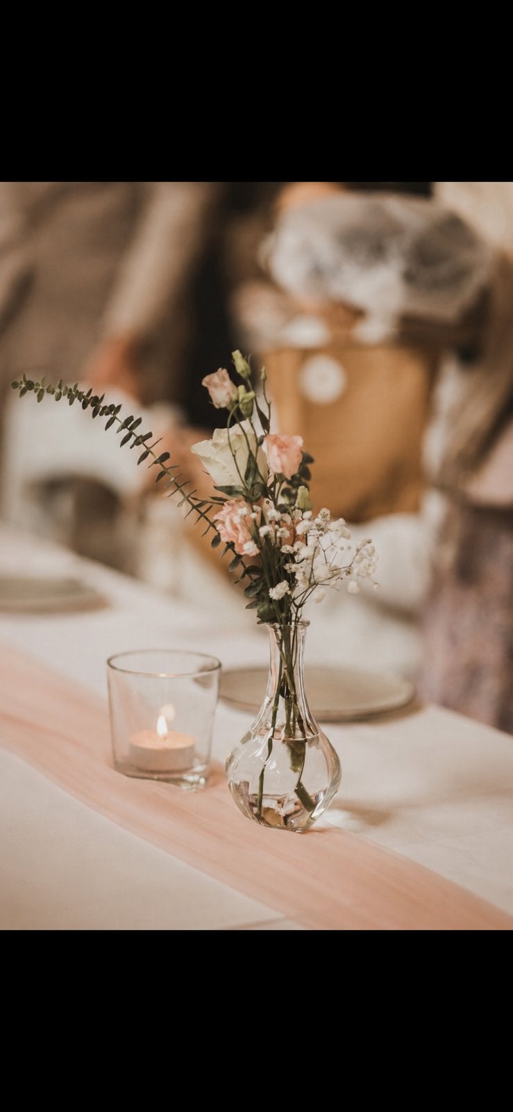 Bloemen vaasjes (te huur) bruiloft decoratie, Hobby en Vrije tijd, Feestartikelen | Verhuur, Ophalen, Zo goed als nieuw, Geboorte of Huwelijk