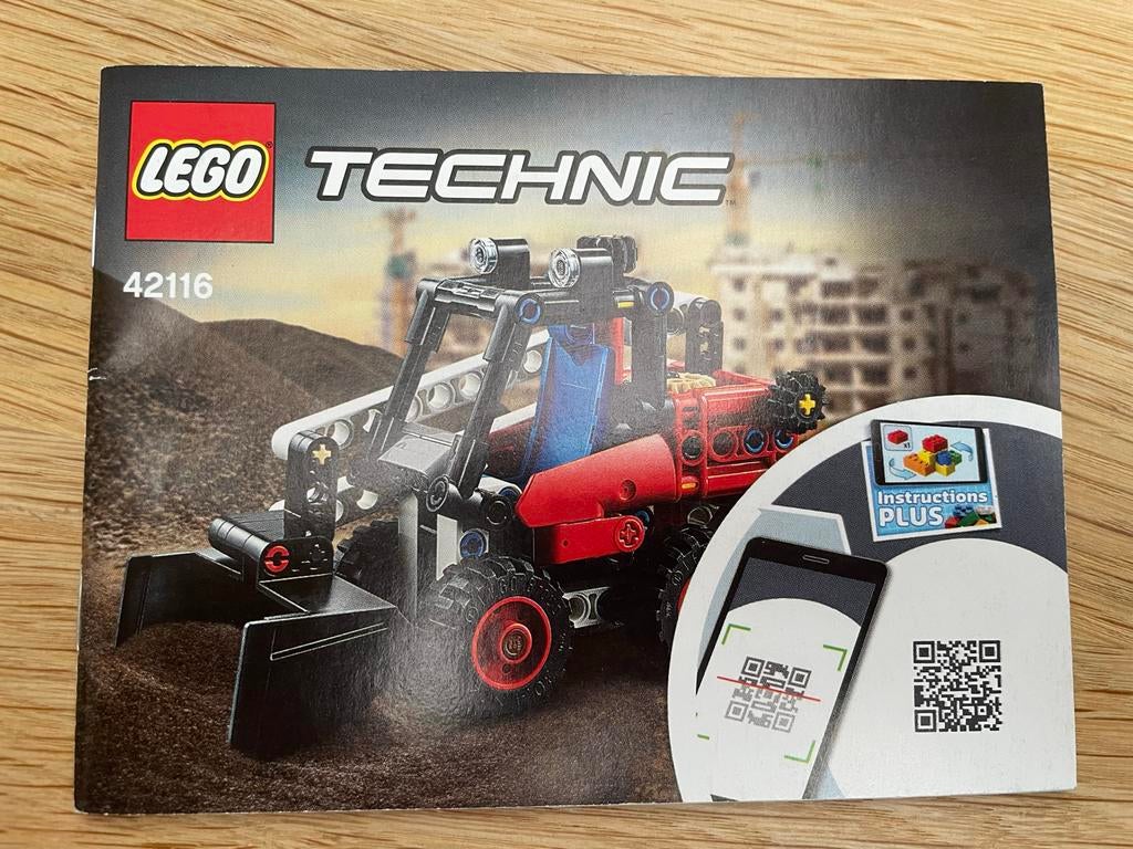 LEGO Technic 42116 Skidsteer Loader, Lego, Ophalen of Verzenden, Zo goed als nieuw, Complete set