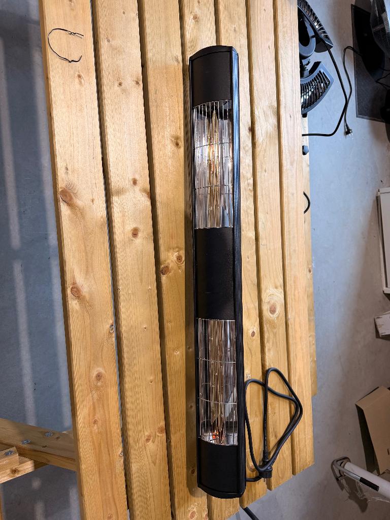Nieuwe elektrische terrasverwarmer wandmodel, Elektrisch, Nieuw, Ophalen of Verzenden, Huninkweg 3
