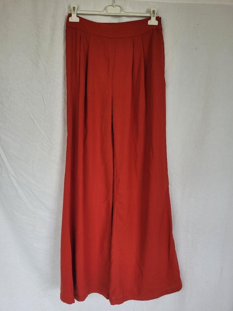 Hele gave broek met wijde pijpen mt M merk Forever 21, Kleding | Dames, Maat 38/40 (M), Bruin, ., Ophalen of Verzenden