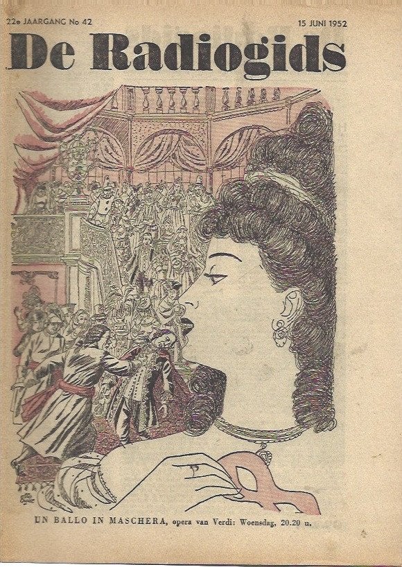 2x VARA Radiogids 15 juni 1952, 29 juni 1952, Verzenden, 1920 tot 1940, Tijdschrift