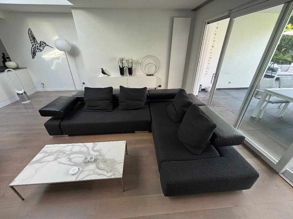 Design bankstel Bruhl-Sippold, Huis en Inrichting, Banken | Bankstellen, Ophalen, Gebruikt, 100 tot 125 cm, Hoekbank