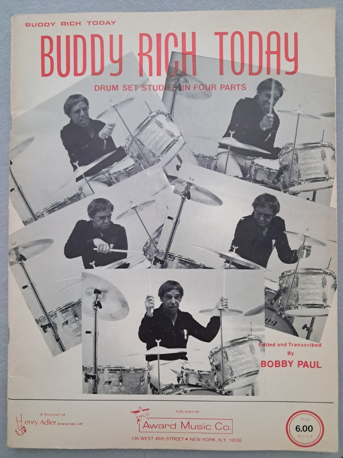 Buddy Rich Today - Drum Set Studies in Four Parts, Gebruikt, Drums of Percussie, Ophalen of Verzenden, Artiest of Componist