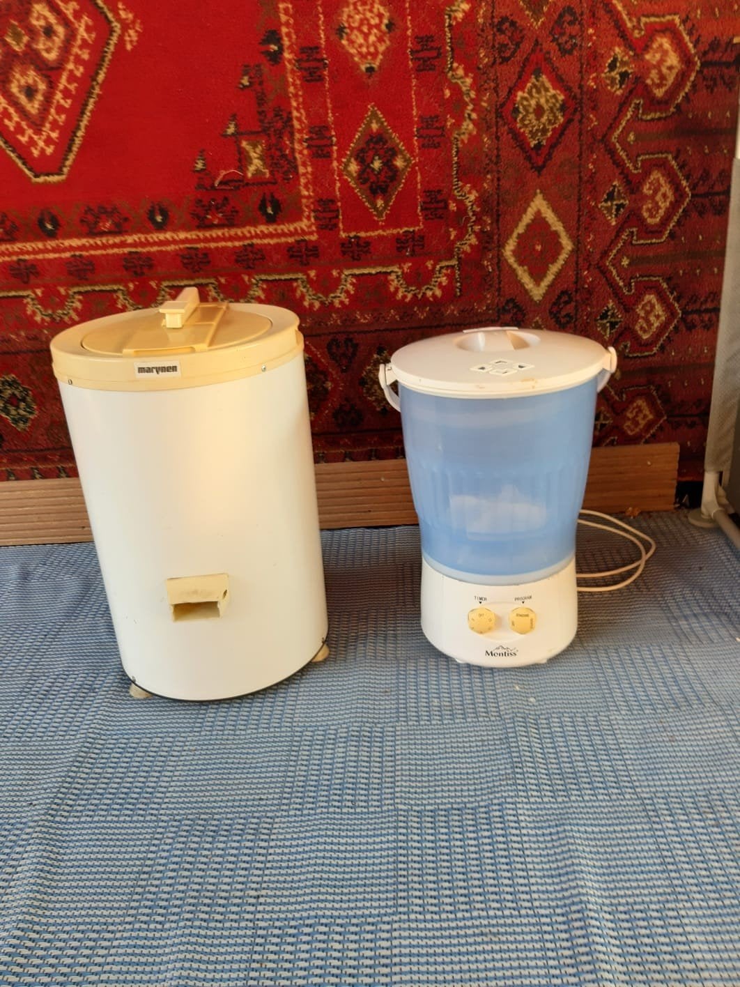 Compacte camping wasmachine en centrifuge set, Witgoed en Apparatuur, Ophalen, Minder dan 85 cm, Minder dan 4 kg, Minder dan 1200 toeren