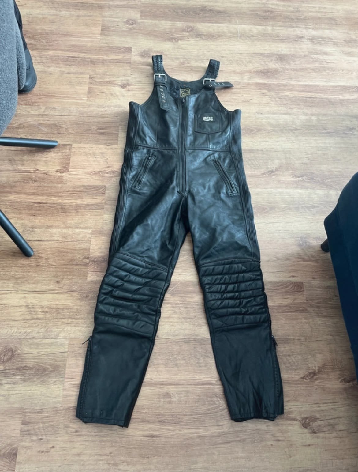 MQP Leren Motoroveral - Zwart, Tweedehands, Motoren, Kleding | Motorkleding, Ophalen of Verzenden