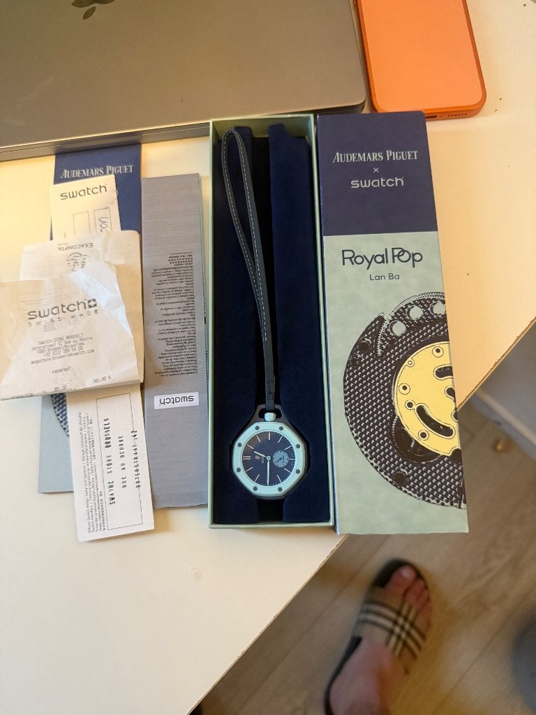 Swatch x Ap Lan Ba, Sieraden, Tassen en Uiterlijk, Ophalen of Verzenden, Zo goed als nieuw, Swatch