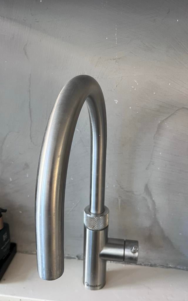 RVS Quooker Flex Round (kraan + COMBI+ reservoir), Ophalen, Minder dan 50 cm, Zo goed als nieuw, Minder dan 25 cm