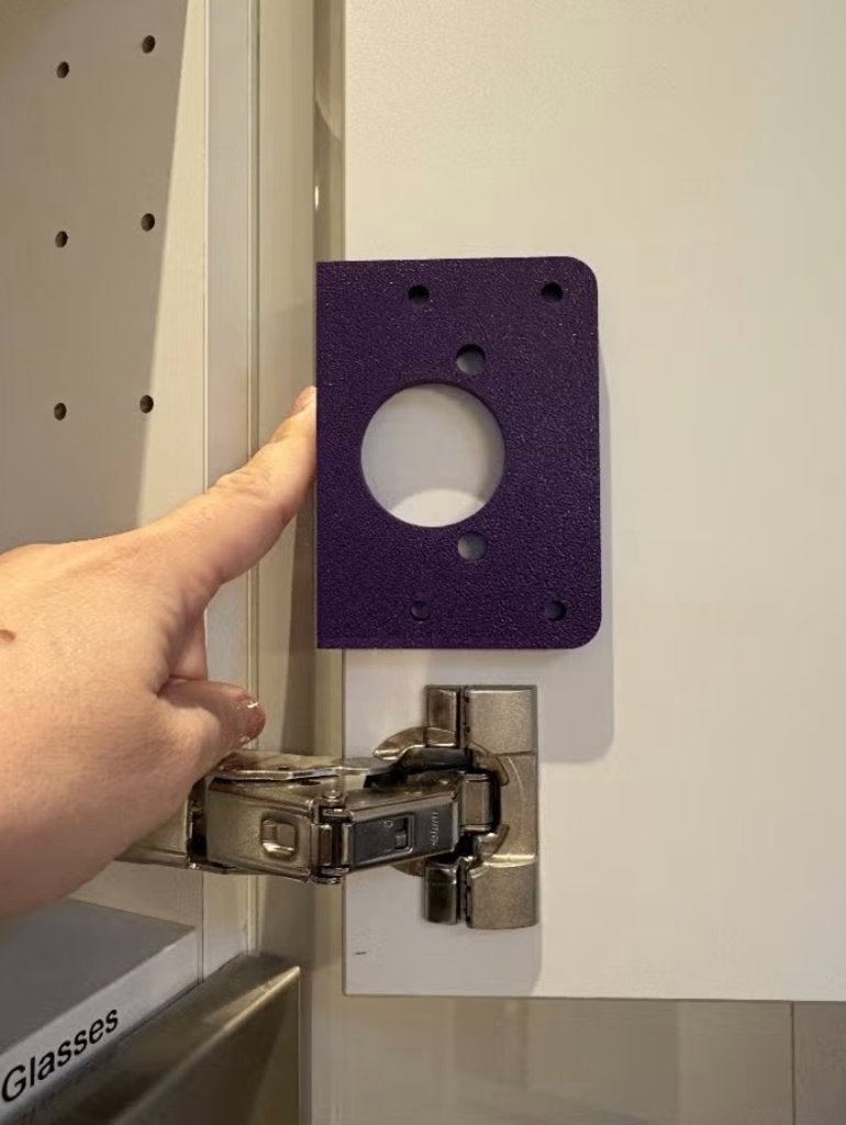 Boormal IKEA METOD scharnieren – deur & kast – 35 mm, Minder dan 50 cm, Verzenden, Paars, Nieuw