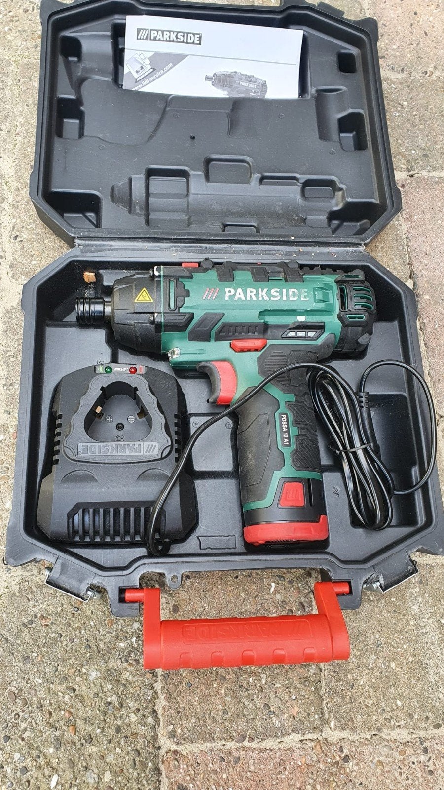 Parkside Draaislagboormachine PDSSA 12 A1, Doe-het-zelf en Verbouw, Ophalen of Verzenden, Minder dan 400 watt, Klopboormechanisme