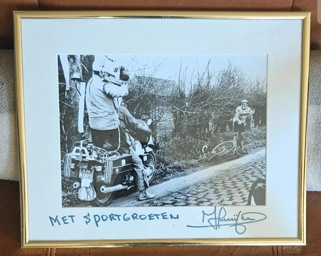 Hennie Kuiper Parijs-Roubaix 1983 gesigneerd, Ophalen of Verzenden, Zo goed als nieuw