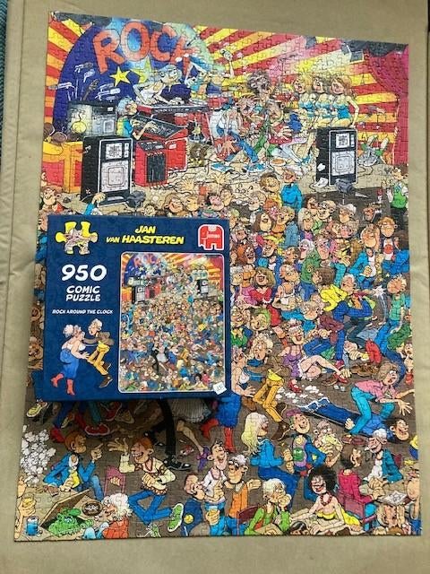 V Haasteren Rock around the Clock, nr. 81315 uit 2019 950st., Ophalen of Verzenden, 500 t/m 1500 stukjes, Zo goed als nieuw, Legpuzzel