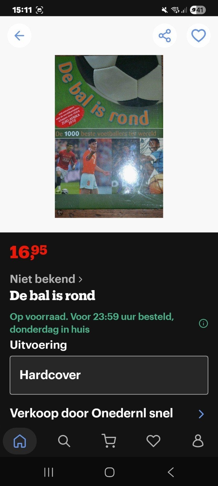 De bal is rond: De 1000 beste voetballers ter wereld, Ophalen, Nieuw, Onbekend, Balsport