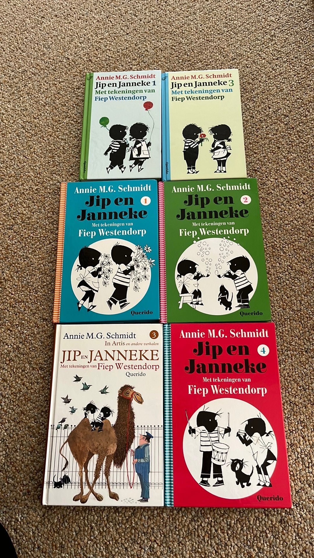 Stapel jip en janneke boeken 6 stuks, Ophalen of Verzenden, Zo goed als nieuw, 3 tot 4 jaar
