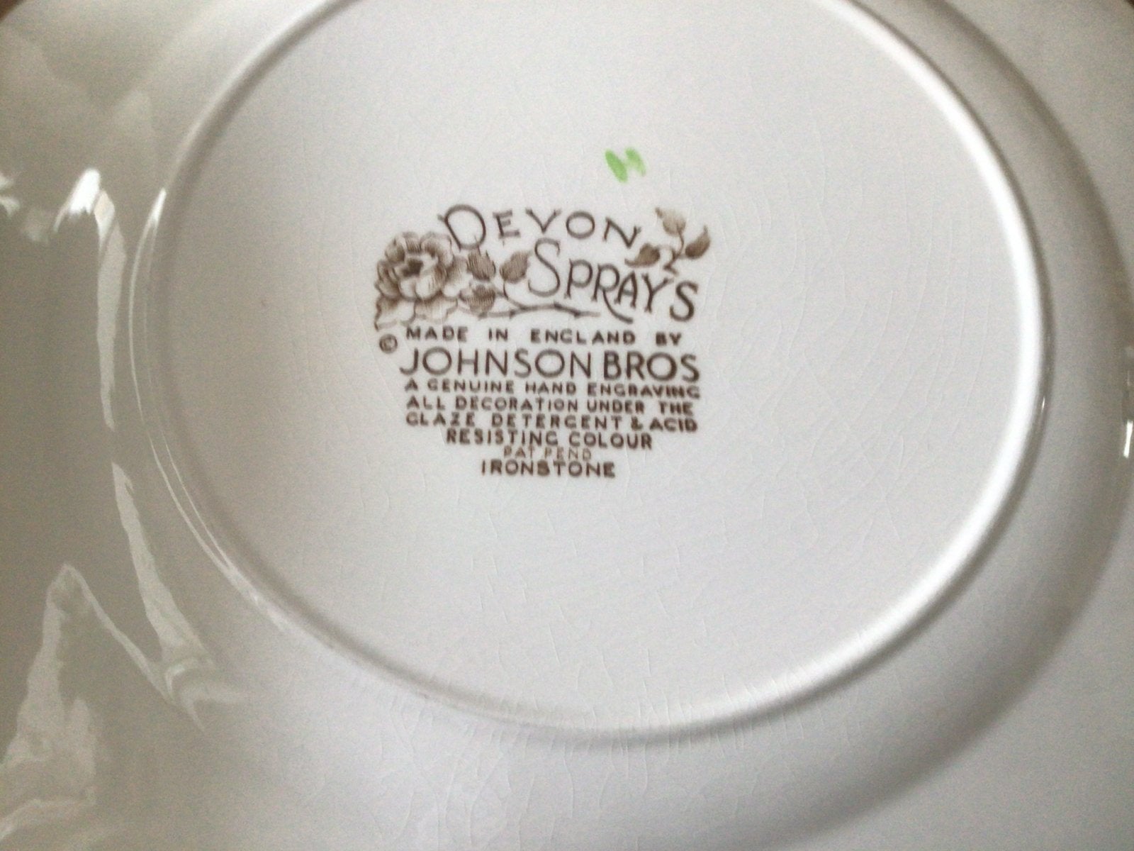 Johnson Bros Devon Sprays Borden: 30 Vintage Borden, Antiek en Kunst, Ophalen