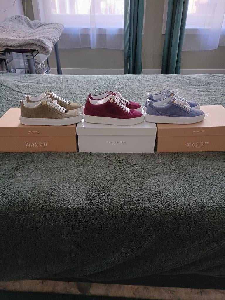 Mason garments tia low orgineel, Ophalen of Verzenden, Nieuw, Blauw, Sneakers of Gympen