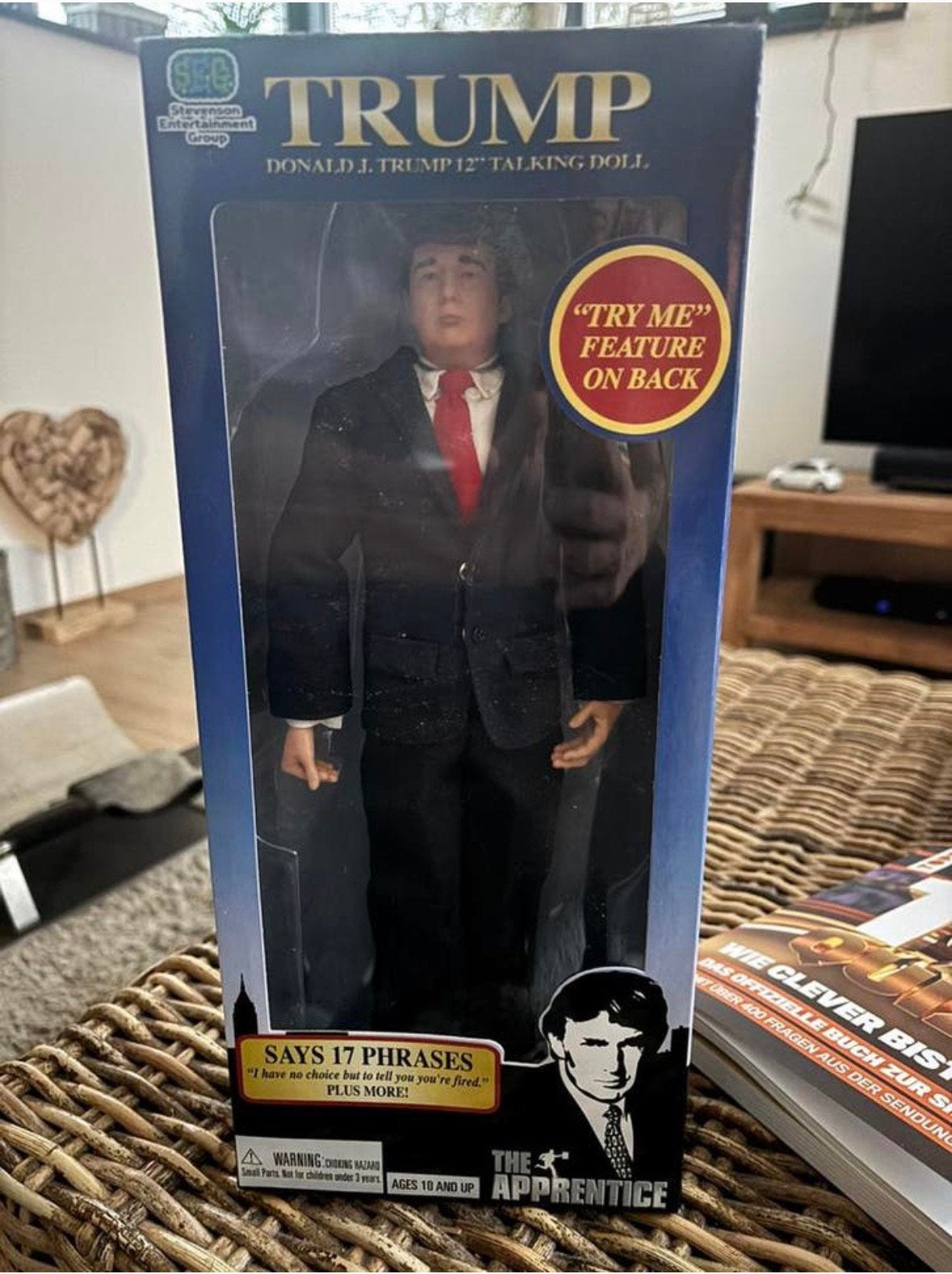 1/6 figuur Donald Trump met spraak/geluid!, Ophalen of Verzenden, Nieuw, Actiefiguur of Pop