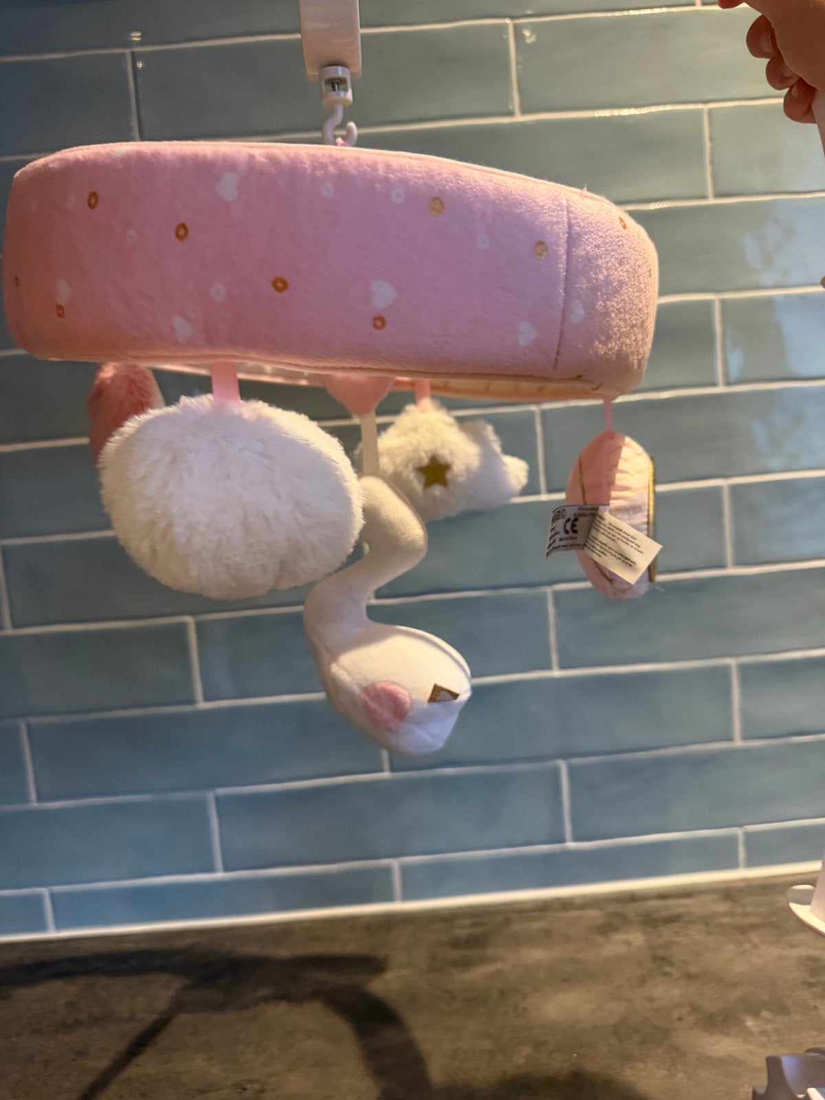 Mooie roze boxmobiel, zeer netjes, Kinderen en Baby's, Ophalen of Verzenden, Zo goed als nieuw, Mobiel