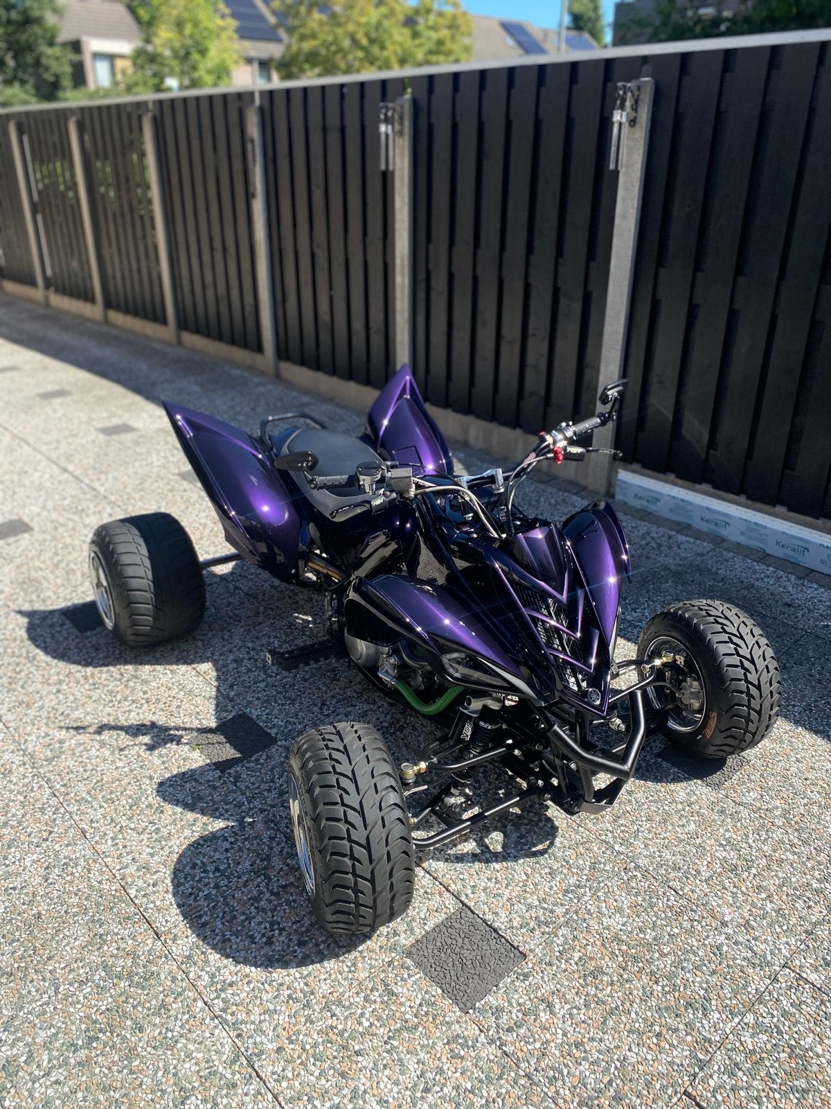 Custom Yamaha Raptor 700 - candy Paars black😈💥63,4 pk, Motoren, Quads en Trikes, 686 cc, Meer dan 35 kW, 1 cilinder