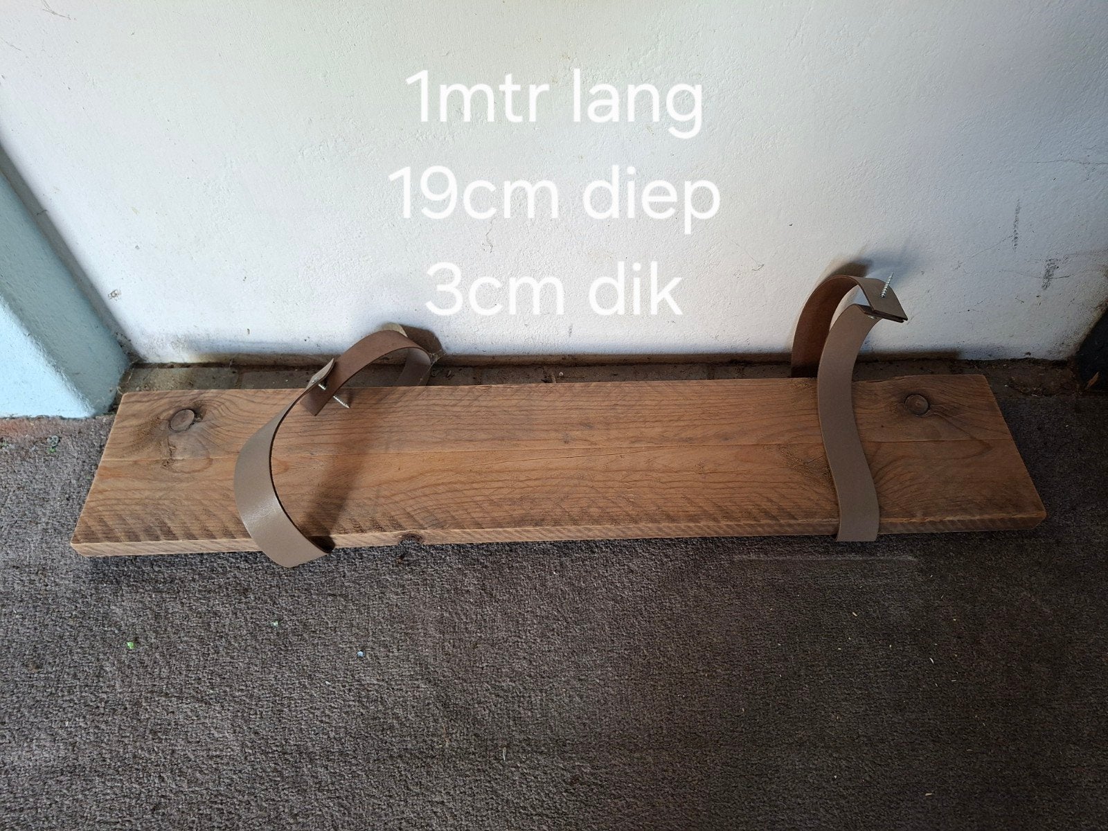 Steigerhouten wandplanken, Ophalen