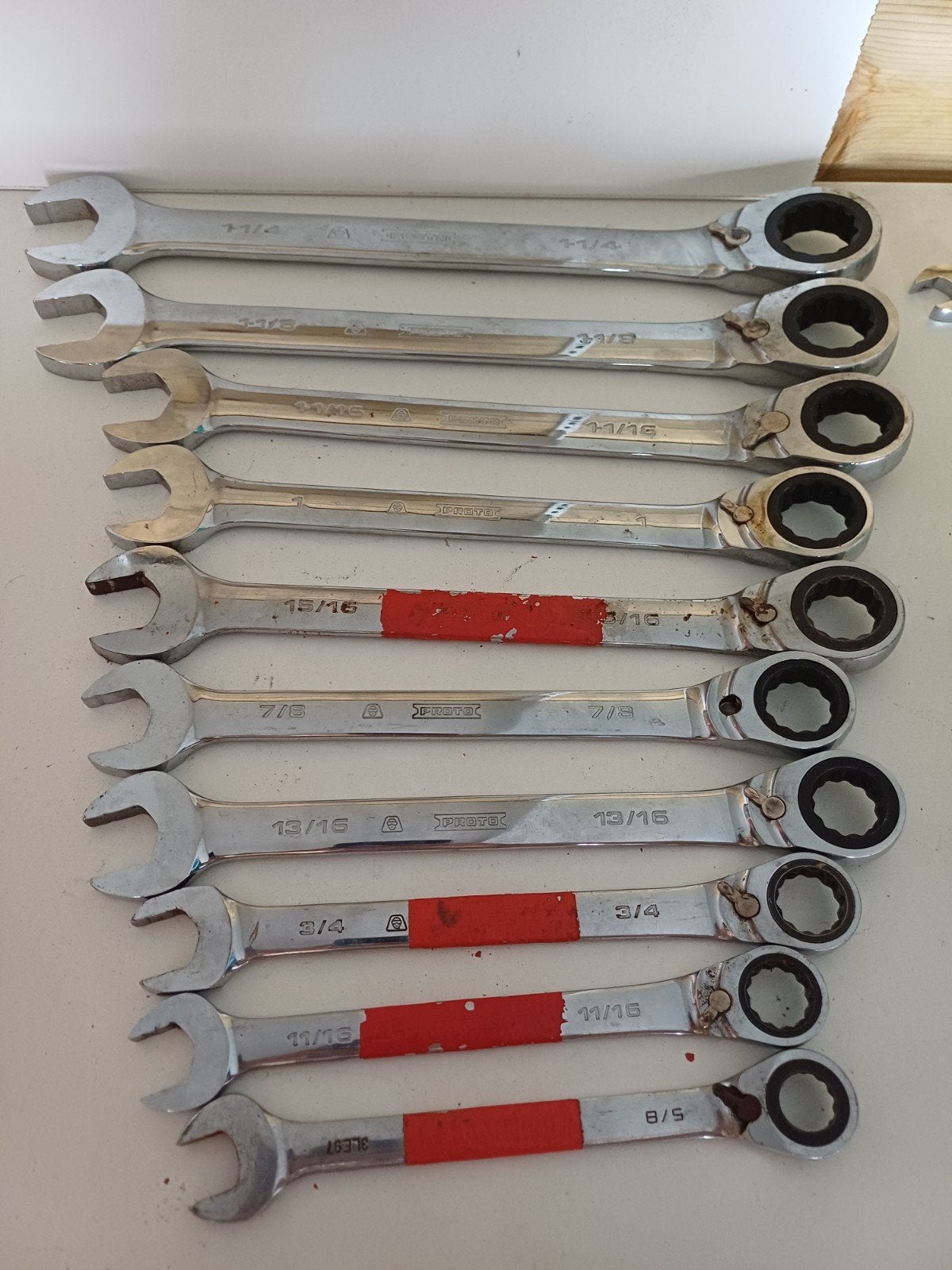 Ring/steek sleutelset, Ophalen