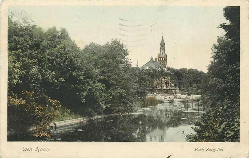 377-525-029 Den Haag Park Zorgvliet, Verzenden, Voor 1920, Zuid-Holland