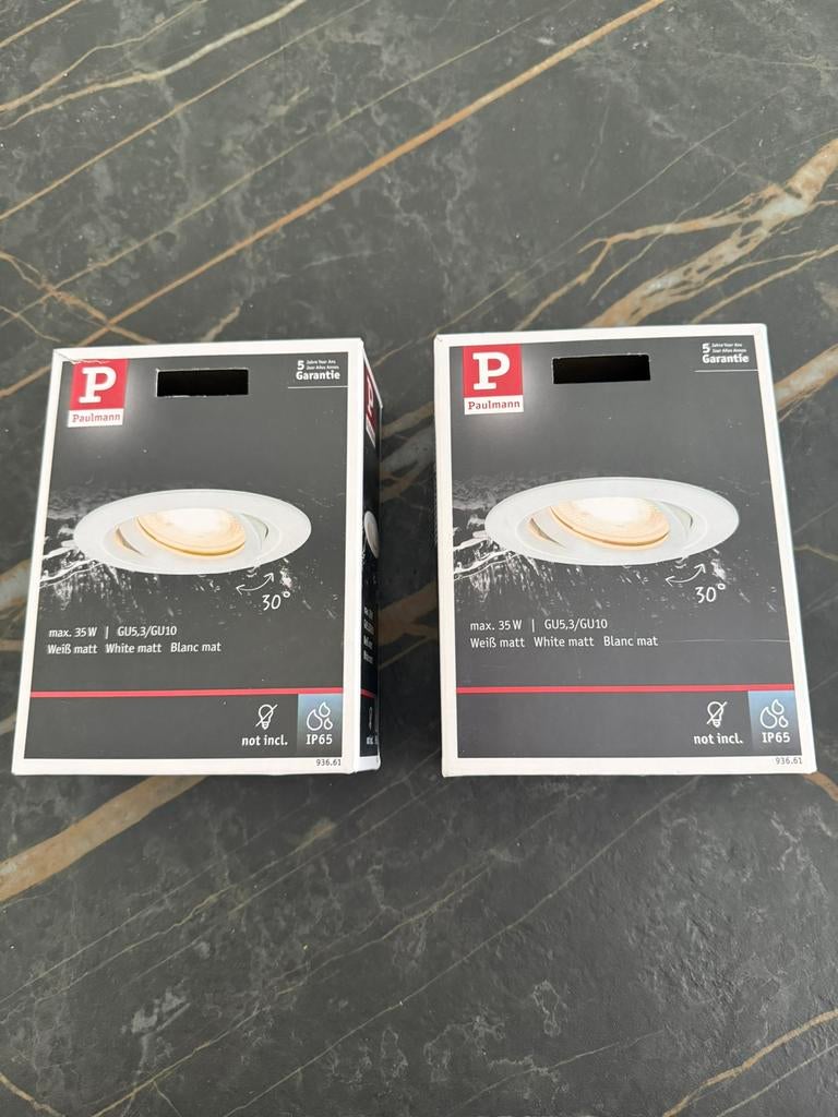 Paulmann spots IP65 exclusief lichtbron NIEUW, Led, Metaal of Aluminium, Nieuw, Ophalen of Verzenden