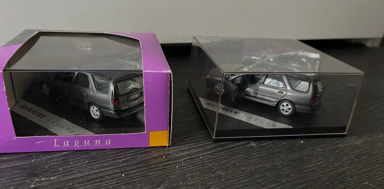 Renault Laguna modelauto's - Grijs - Nieuw, Ophalen of Verzenden, Nieuw, Auto, Overige merken