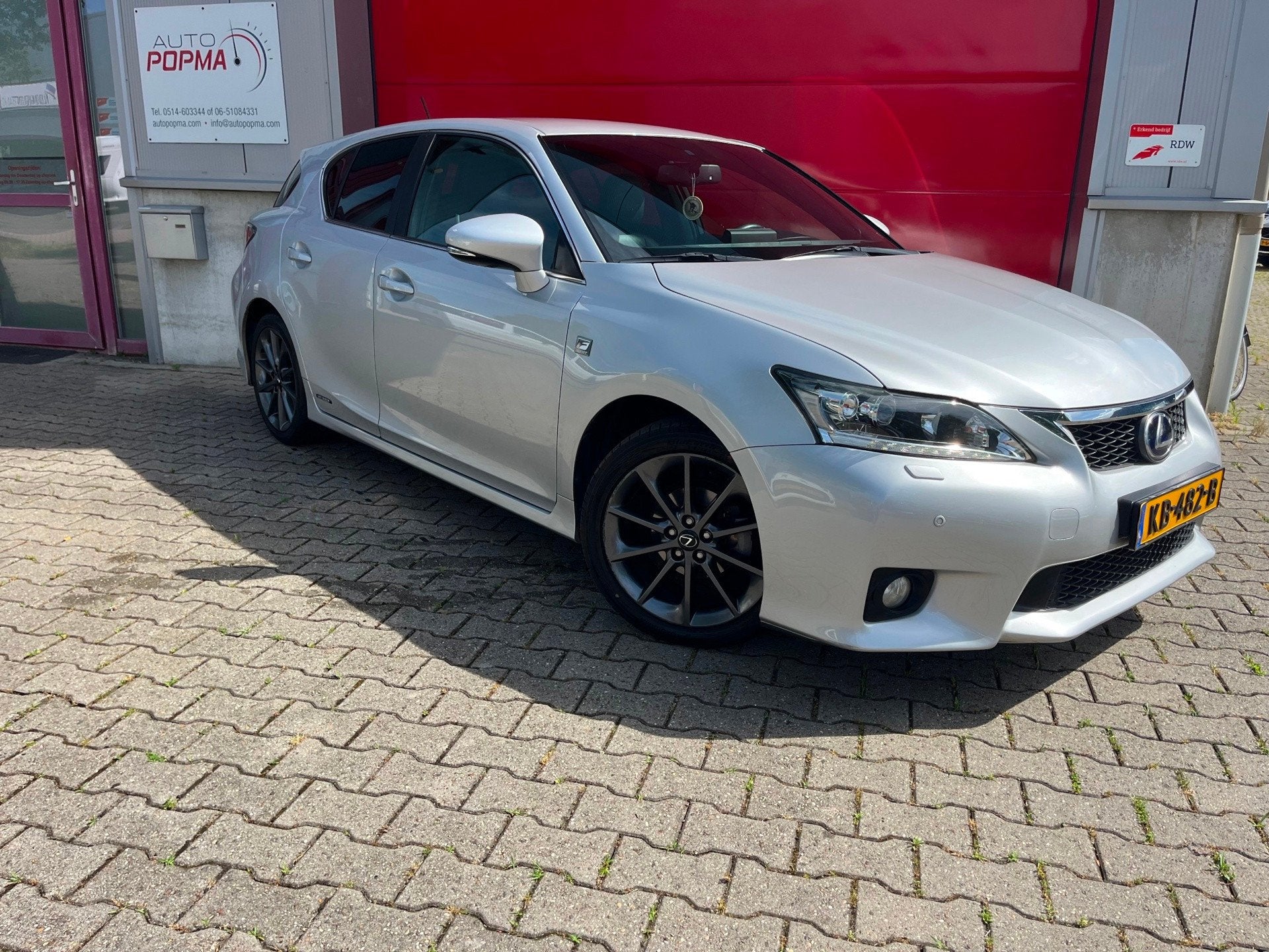 Lexus CT 200h F-Sport Line Automaat / Elektr. memo stoel / L, Auto's, Lexus, Gebruikt, Zwart, 4 cilinders, Automatische klimaatregeling