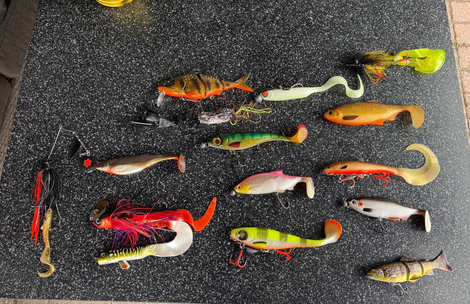 Snoek kunstaas 15 stuks, Ophalen of Verzenden, Zo goed als nieuw, Overige typen