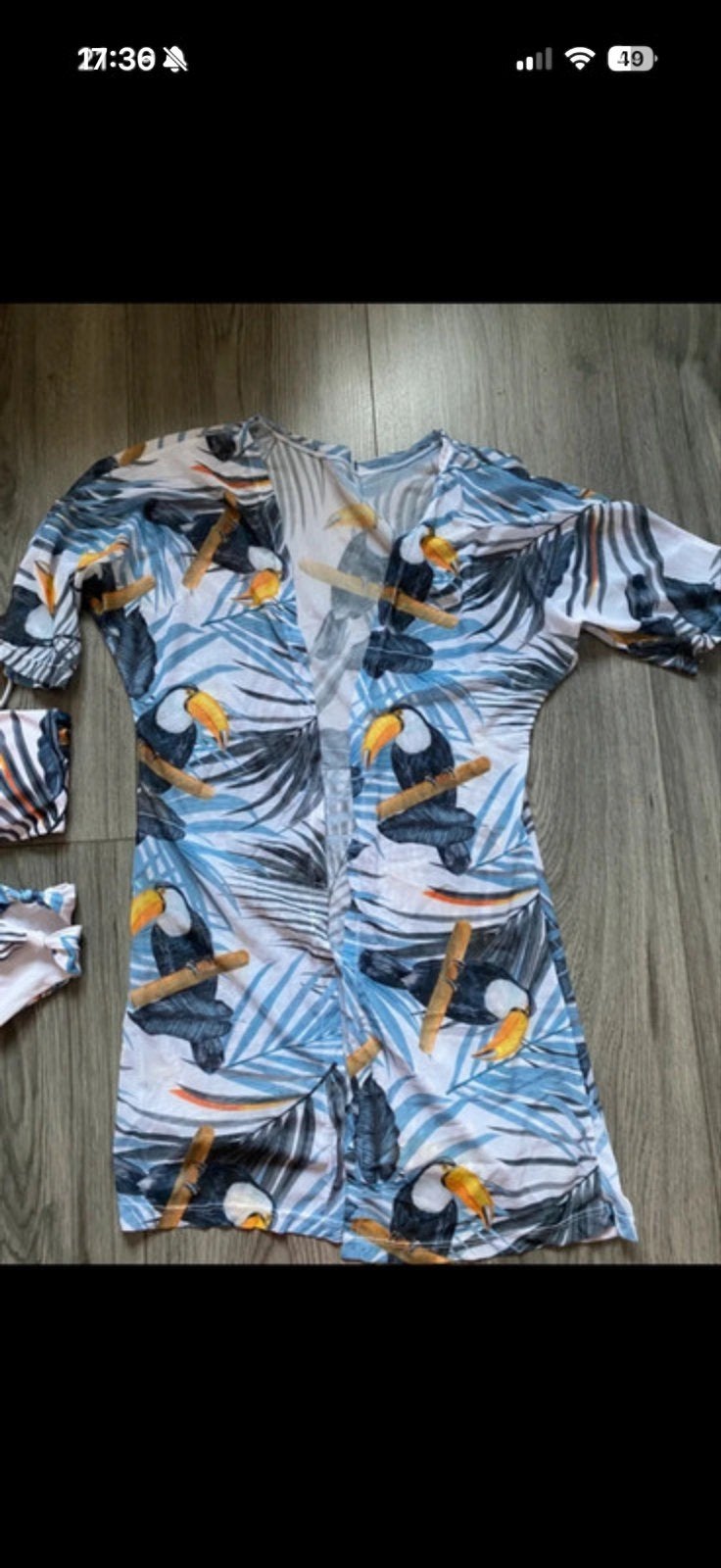 Nieuw set Bikini met bijpassende kimono, maat M, Kleding | Dames, Ophalen of Verzenden, Zo goed als nieuw, Meerkleurig, Bikini