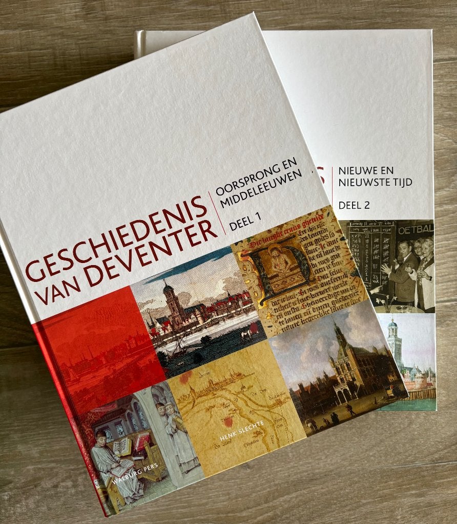 Geschiedenis van Deventer deel 1 & 2 van Henk Slechte, Ophalen of Verzenden, Zo goed als nieuw, Henk Slechte