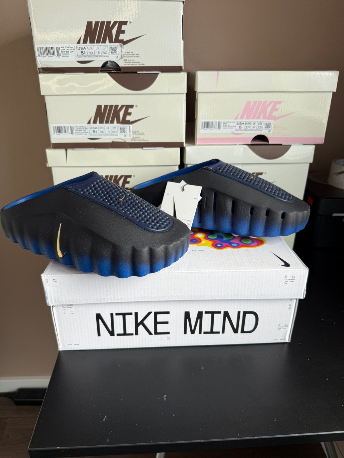 Nike Mind Slide - maat 43, Slippers, Zwart, Nieuw, Ophalen of Verzenden