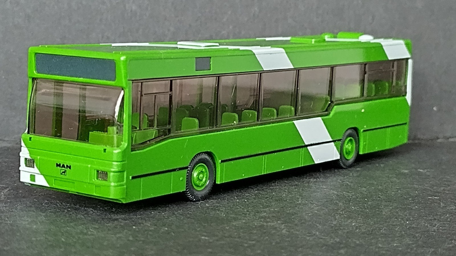 Man NL 202 Stadsbus 1:87 H0 Wiking Pol, Wiking, Verzenden, Wiking, Zo goed als nieuw