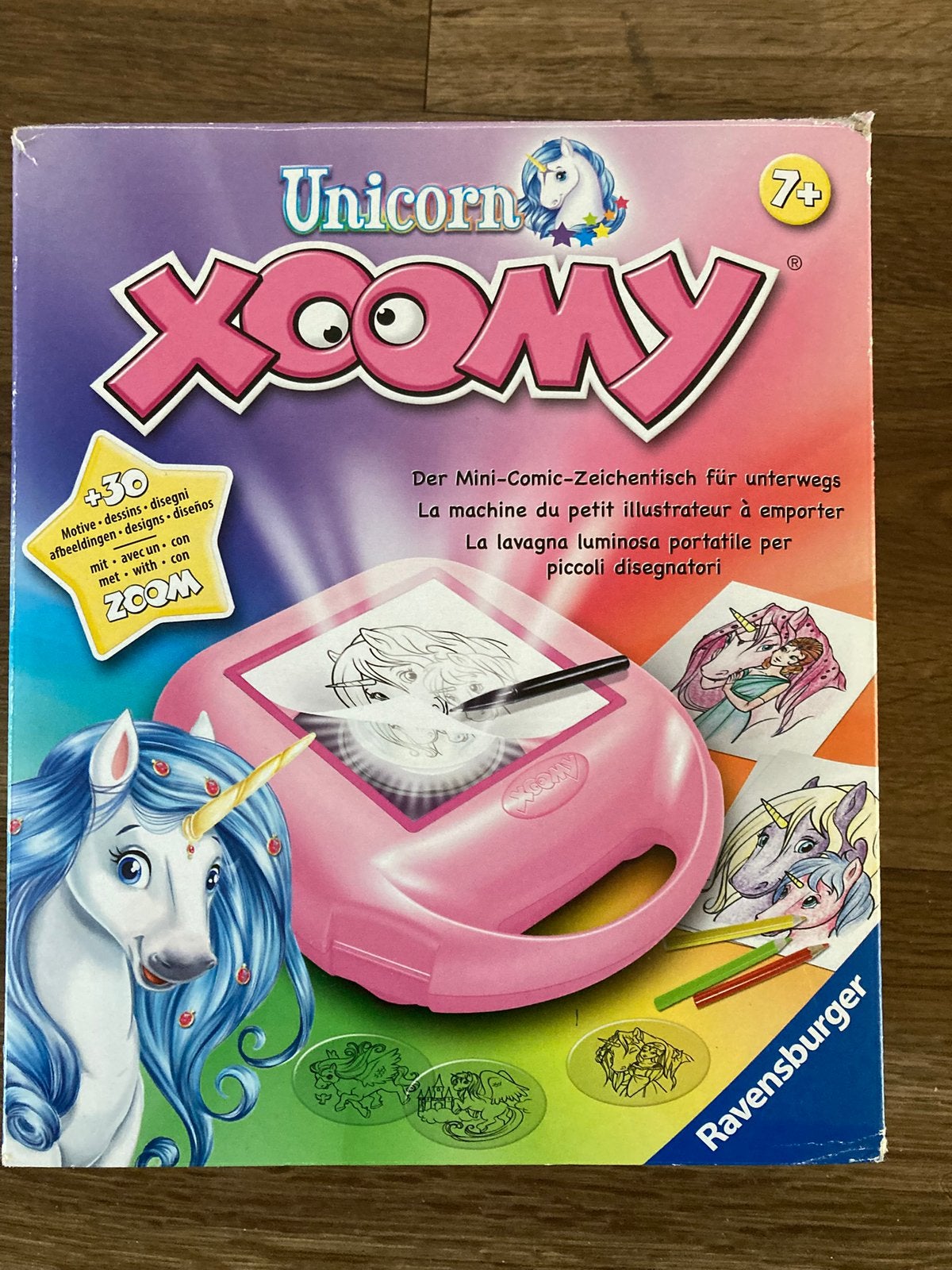 Xoomy Unicorn tekenmachine van Ravensburger!, Hobby en Vrije tijd, Tekenen, Ophalen of Verzenden, Zo goed als nieuw, Overige typen