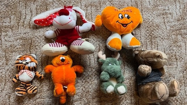 Knuffels o.a.rode kater uit libelle, garfield…, Ophalen of Verzenden, Gebruikt, Overige typen