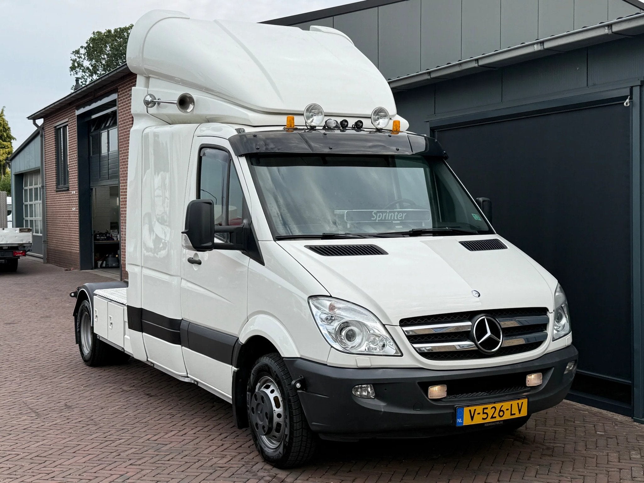 Mercedes-Benz Sprinter 519 V6 Be Trekker 8.5 Ton Sleepcab Cr, Auto's, Euro 5, Achterwielaandrijving, Gebruikt, 190 pk