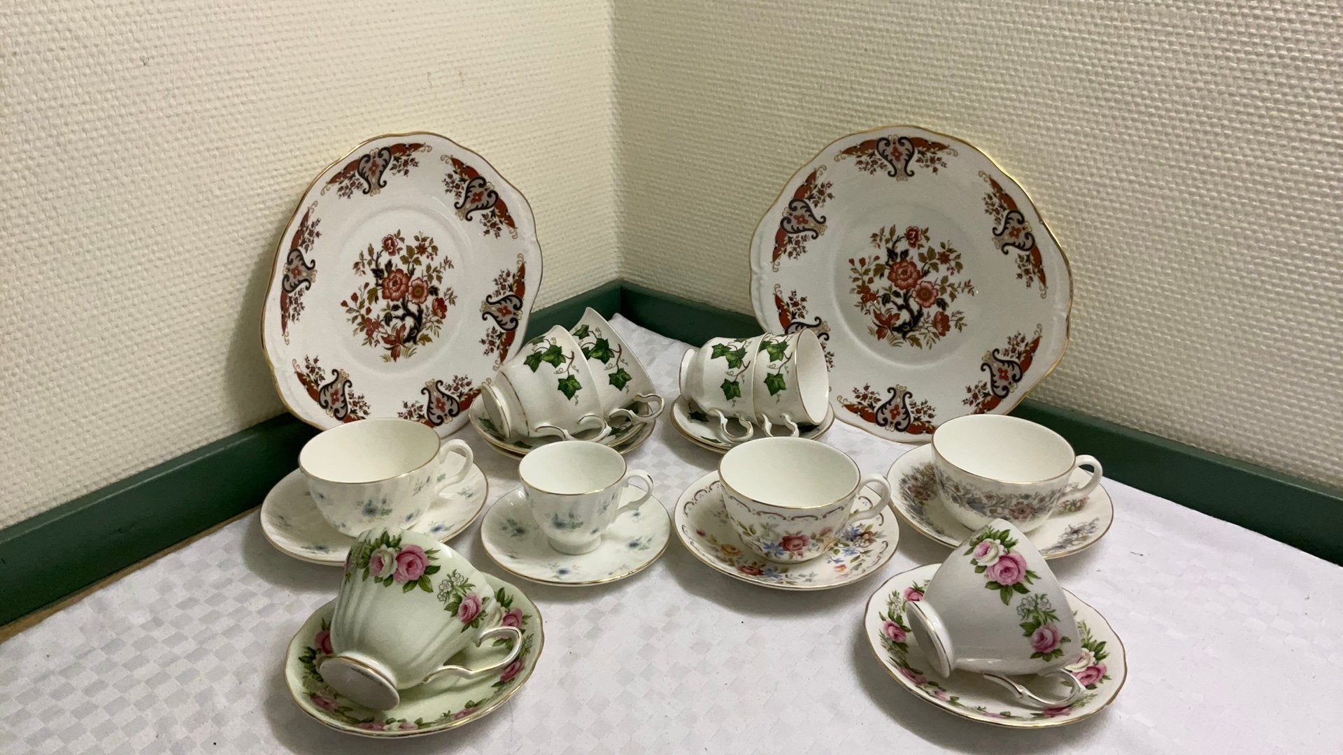 Colclough, ridgeway, theeservies engeland, brocante, Ophalen of Verzenden