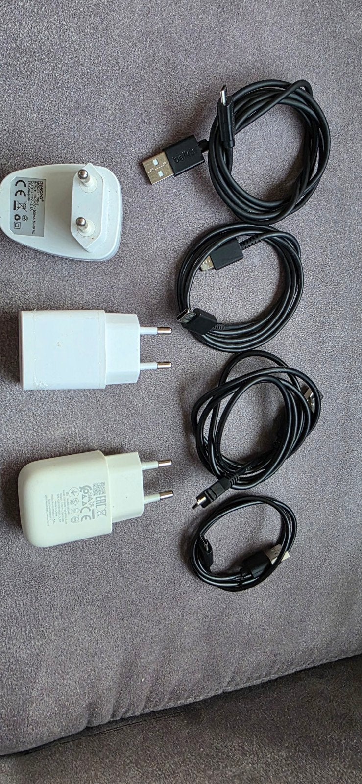 Telefoon opladers en kabels - Diverse merken, USB-A, Adapter, Ophalen of Verzenden, Samsung