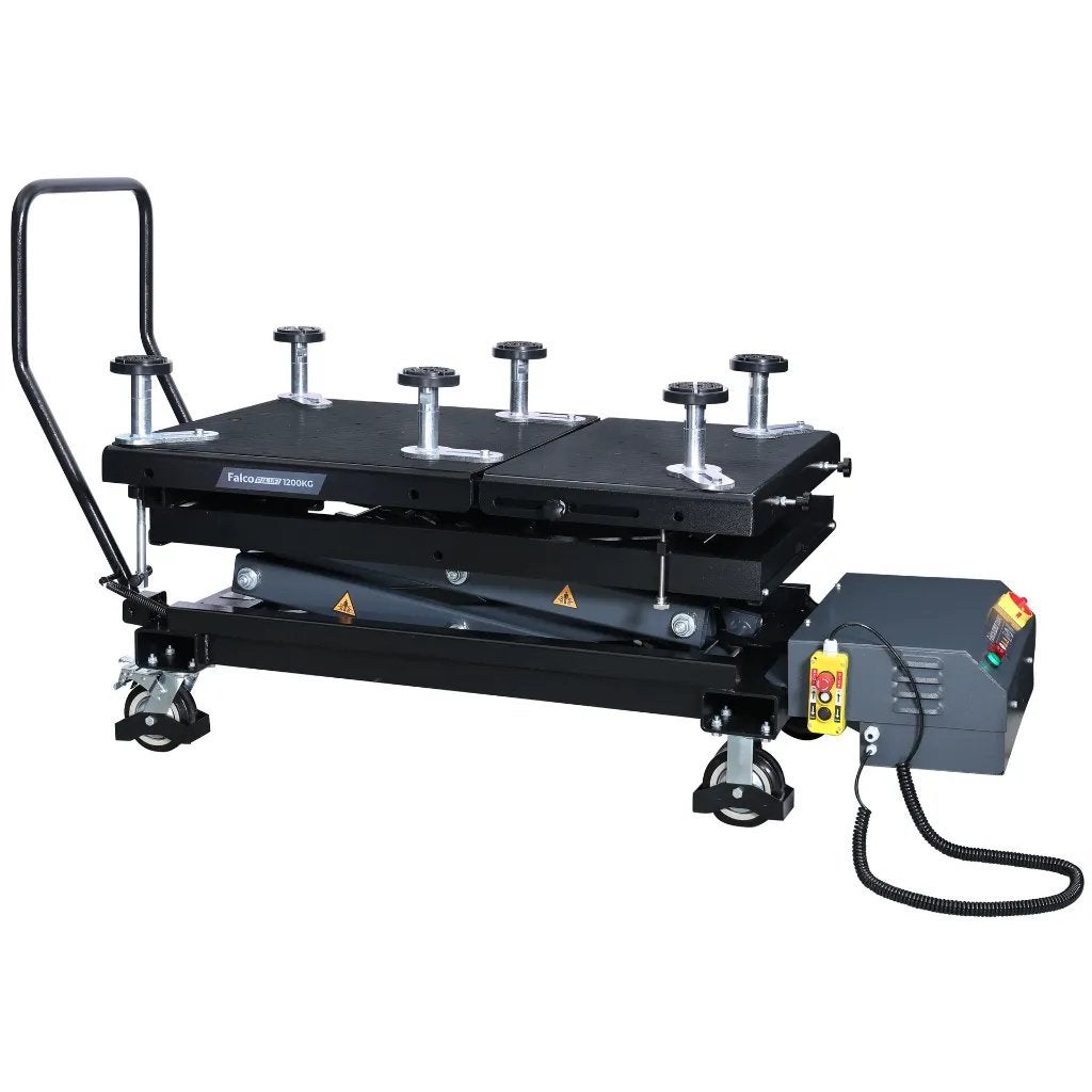 Mobiele schaarheftafel voor accupakketten motoren 230V, Ophalen of Verzenden, Nieuw