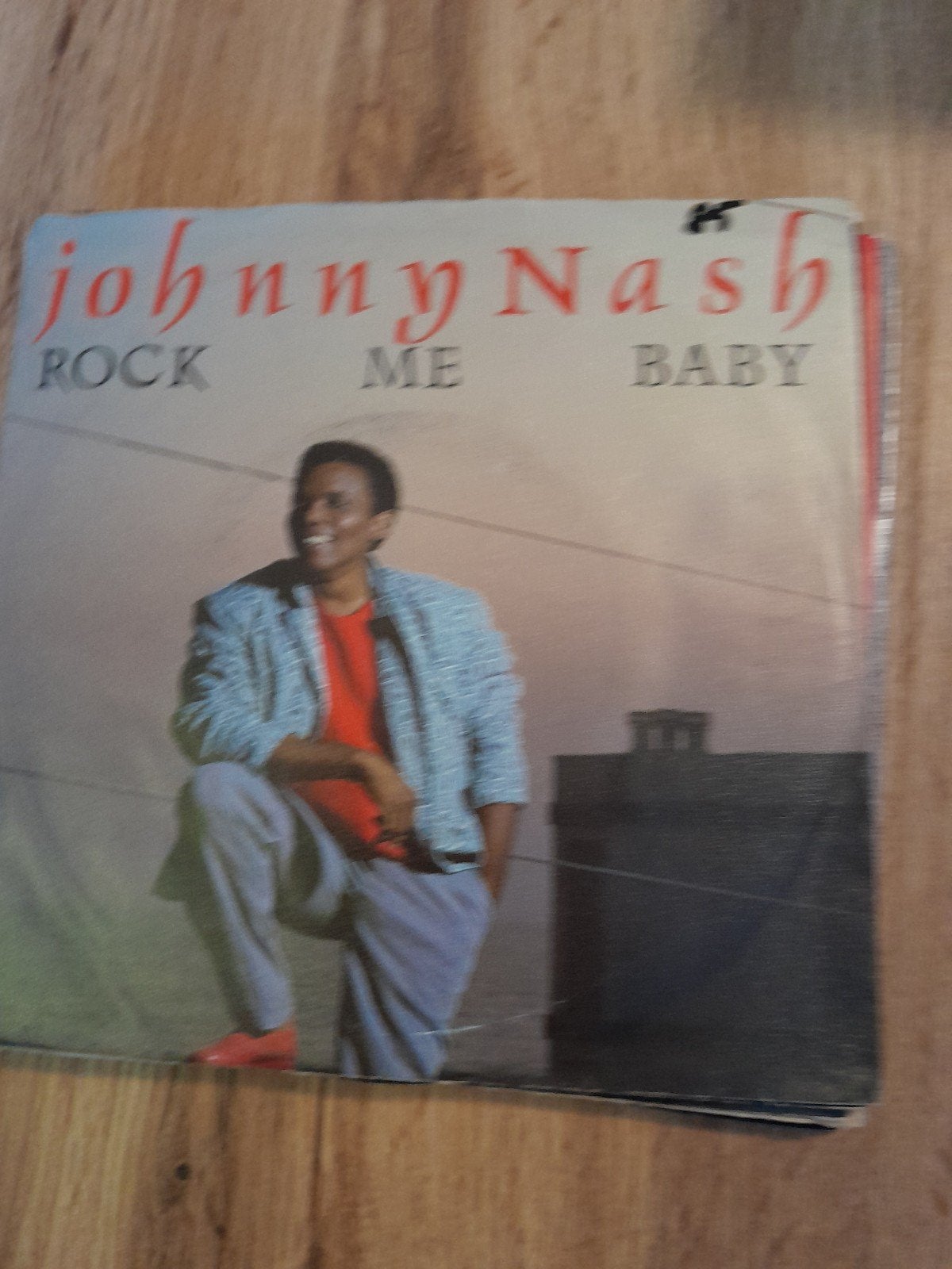 Johnny nash 7inch rock me baby, Ophalen of Verzenden, Zo goed als nieuw, Pop
